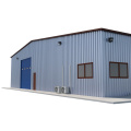 China modern tapered beam steel frame shed garage kits with 18 gauge gi cladding panel